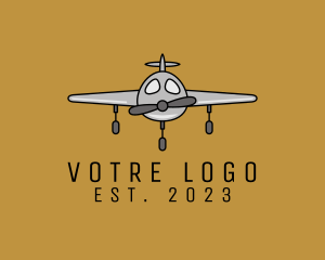 Vehicle - Simple Airplane Aviation logo design