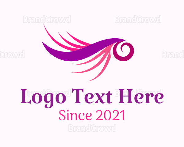 Stylish Eyelash Extension Logo