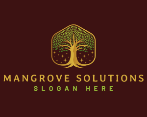 Mangrove - Environment Growth Tree logo design