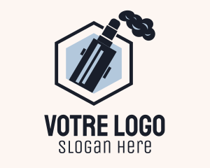 Hexagon Vape Smoke Logo