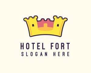 Inflatable Castle Fort logo design