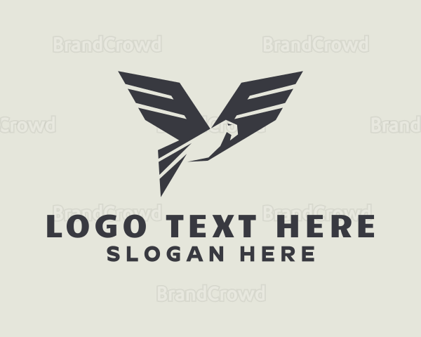 Geometric Avian Falcon Logo