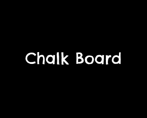 Education Chalk Blackboard logo design