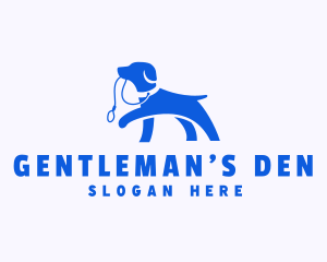 Puppy Dog Walker Leash logo design