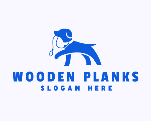 Puppy Dog Walker Leash logo design