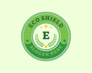 Eco Laurel Wreath  logo design