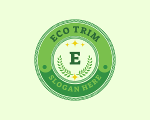 Eco Laurel Wreath  logo design