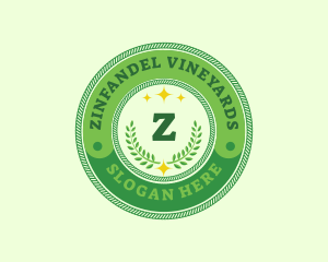 Eco Laurel Wreath  logo design