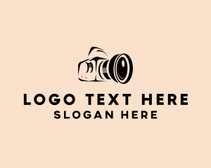 Slr - Photography Camera Lens logo design