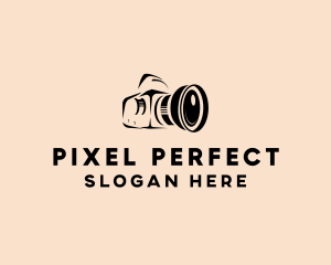 Slr - Photography Camera Lens logo design