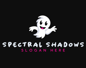 Halloween Ghost Spirit logo design