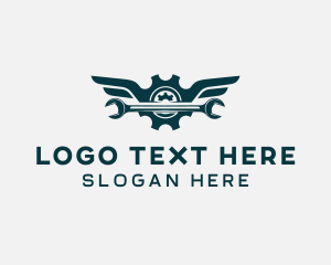 Cog Wheel - Auto Mechanic Tools logo design
