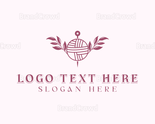 Yarn Textile Handicraft Logo