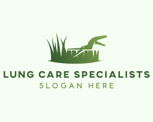 Grass Cutter Lawn Care logo design