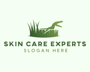 Grass Cutter Lawn Care logo design