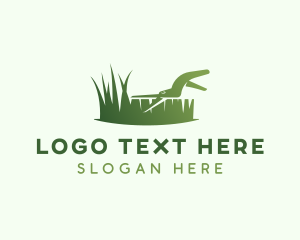 Grass Cutter Lawn Care logo design