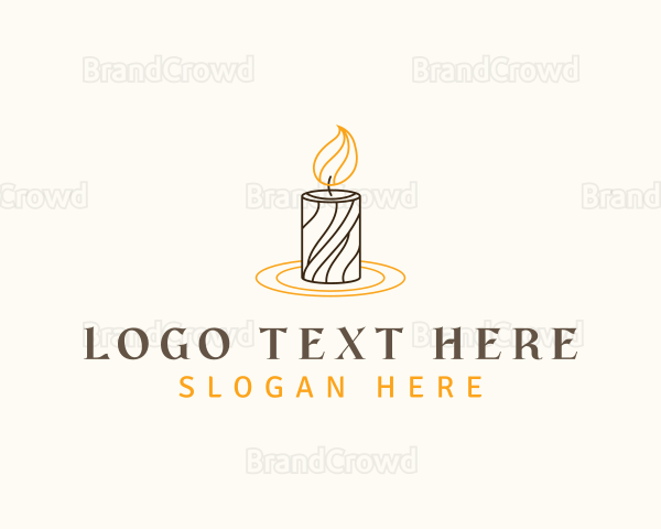 String Candle Light Logo