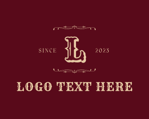 Tattoo Artist - Western Saloon Bar logo design