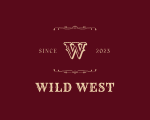 Western Saloon Bar logo design