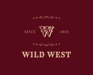 Western Saloon Bar logo design