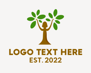 Volunteering - Human Tree Counseling logo design
