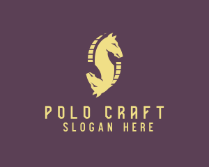 Polo - Equine Horse Knight Chess logo design