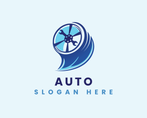 Automotive Tire Wheel  Logo