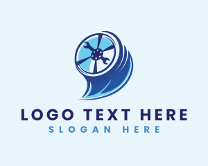 Elastic - Automotive Tire Wheel logo design