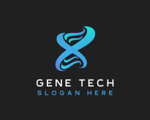 Biotech Biology DNA logo design