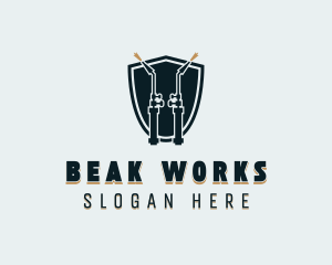 Metal Works Fabrication logo design