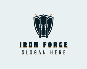 Metal Works Fabrication logo design