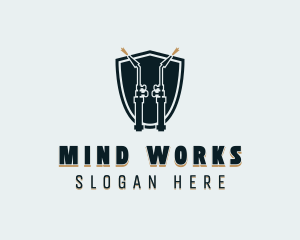 Metal Works Fabrication logo design