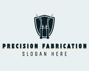 Fabrication - Metal Works Fabrication logo design
