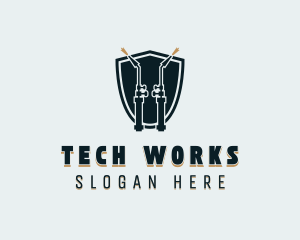 Metal Works Fabrication logo design