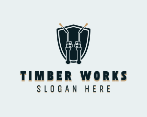 Metal Works Fabrication logo design