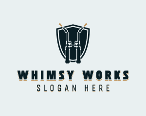 Metal Works Fabrication logo design