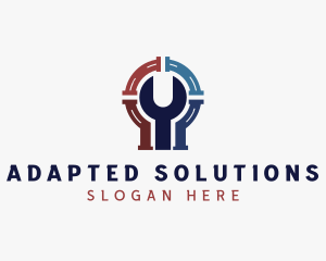 Plumbing Wrench Repair logo design