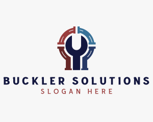 Plumbing Wrench Repair logo design