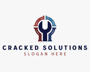 Plumbing Wrench Repair logo design