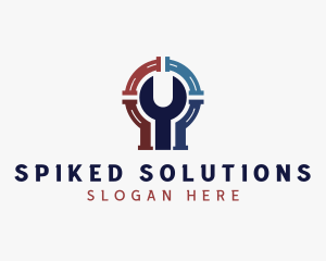 Plumbing Wrench Repair logo design