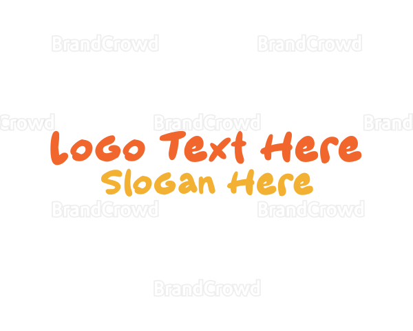 Cute Nerdy Wordmark Logo