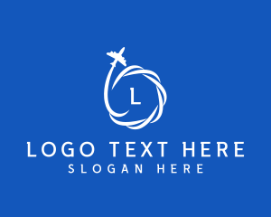Pilot - Logistics Courier Airplane logo design