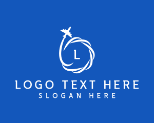 Courier - Logistics Courier Airplane logo design