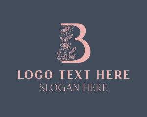 Event Planner - Sunflower Beauty Letter B logo design
