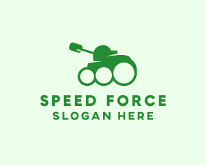 Army Military Tank logo design