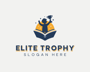 Trophy - Kid Trophy Kindergarten logo design
