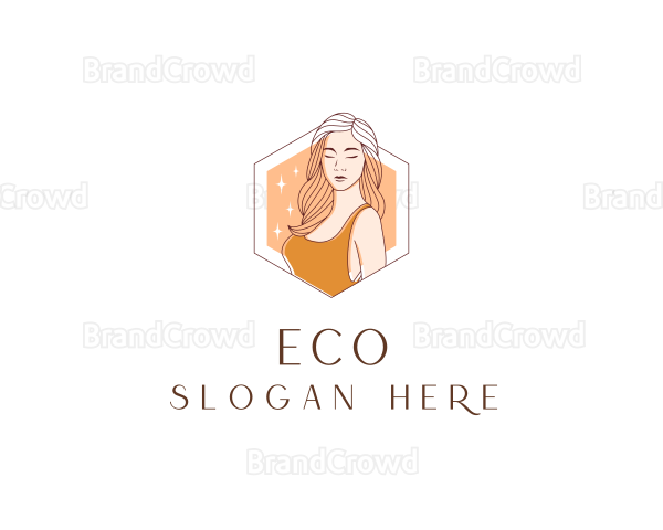 Beautiful Lady Fashion Logo