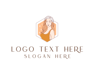 Lady - Beautiful Lady Fashion logo design