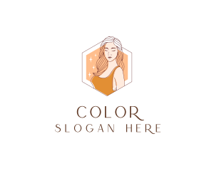 Beautiful Lady Fashion Logo