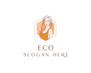 Beautiful Lady Fashion Logo